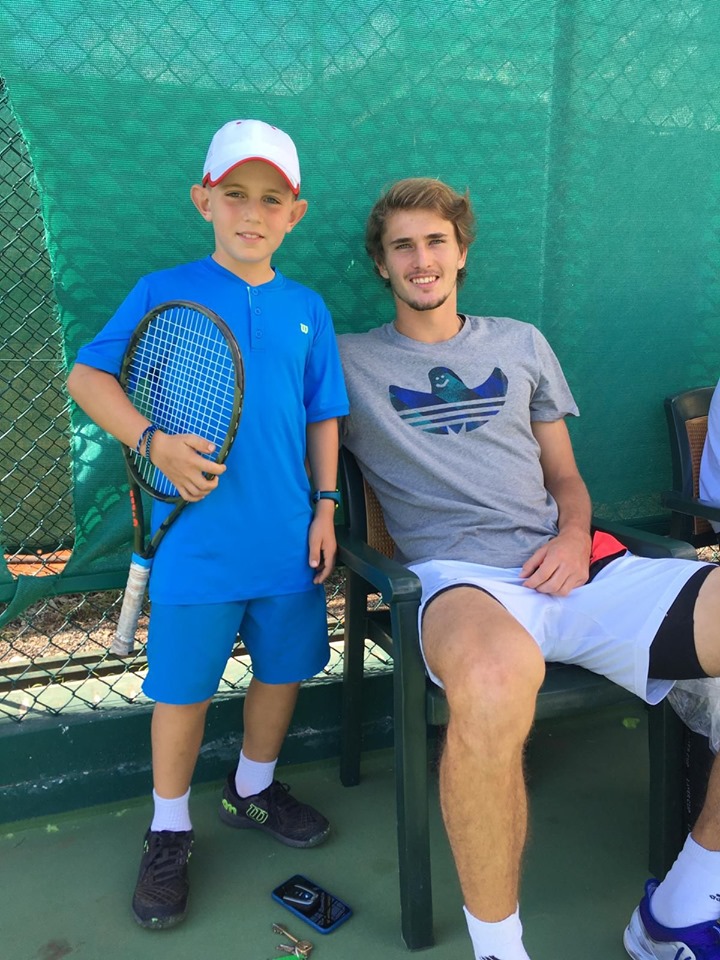 Dennis Spircu a Montecarlo con Sascha Zverev