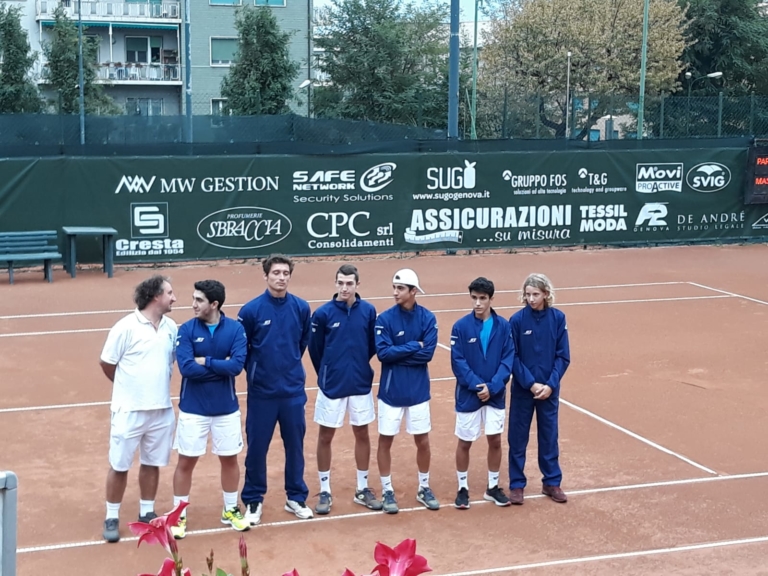 La squadra di serie A1 del CIrcolo Tennis Massa Lombarda