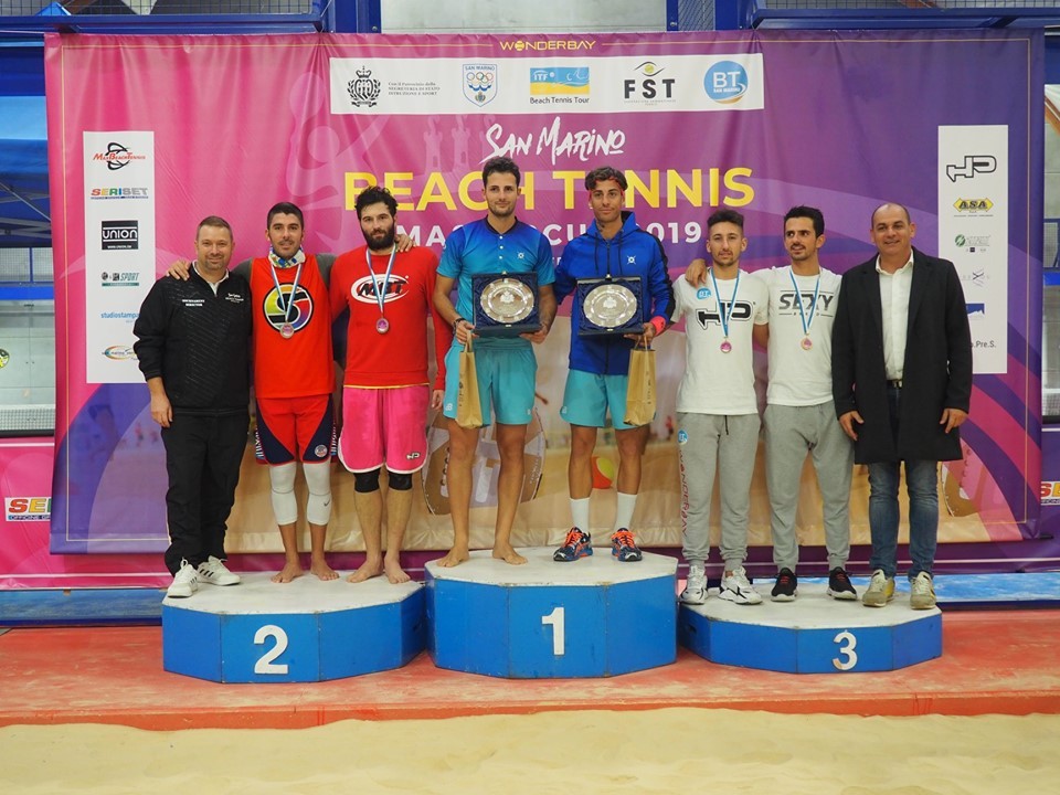 San Marino Beach Tennis Master Cup: il podio maschile