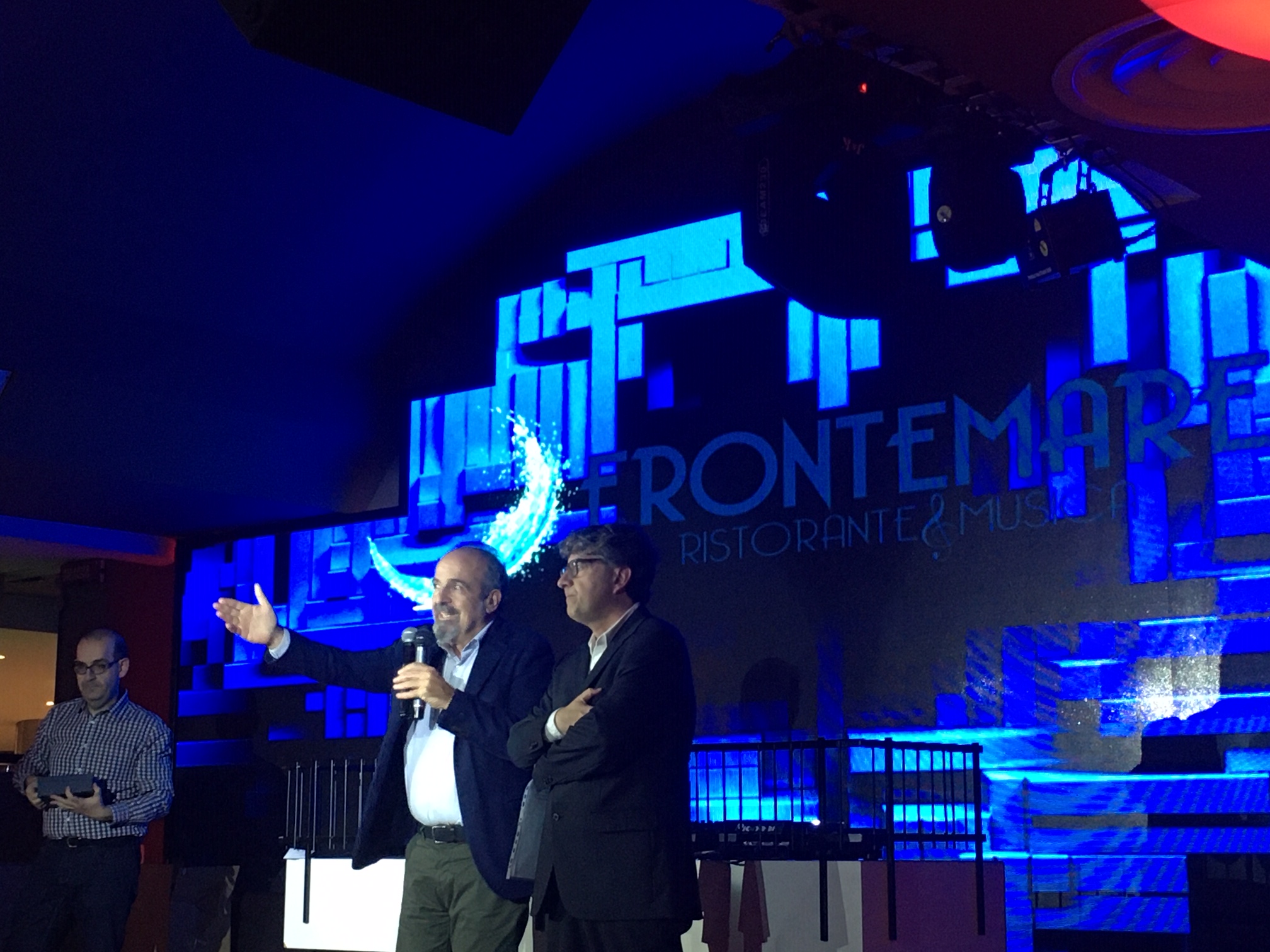 Gala tennis giovanile riminese: Gilberto Fantini, presidente FIT Emilia Romagna, e Alessandro Giuliani