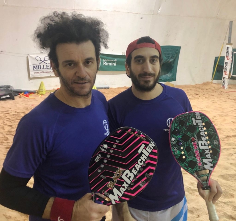 Beach tennis Viserba: Daniele Cimatti e Luca Lombini