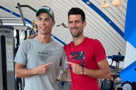 CR7 e Novak Djokovic