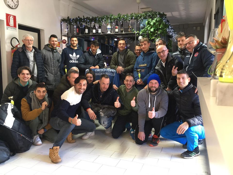 Angelo Bertaccini durante una premiazione al CT Bagnacavallo