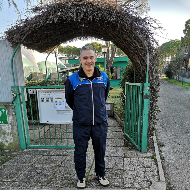 Il presidente Cesare Guiotto davanti al Ct Cesarea