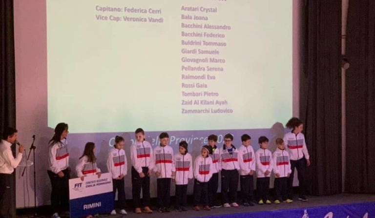 La rappresentativa di Rimini di Coppa delle Province 2020 alla presentazione