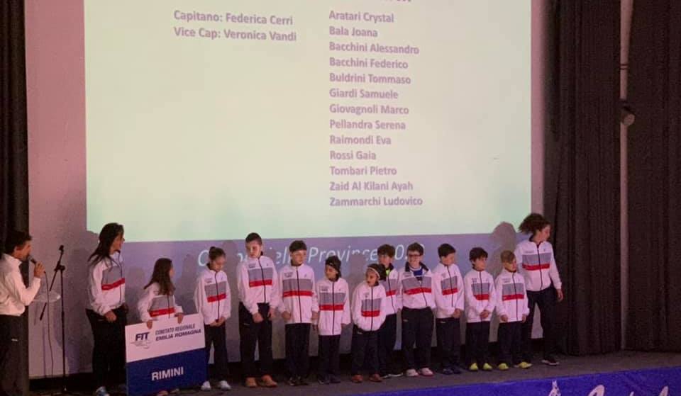 La rappresentativa di Rimini di Coppa delle Province 2020 alla presentazione