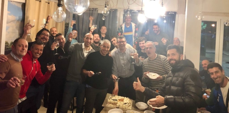 Beach Tennis Viserba: Terzo tempo con festa di compleanno di Roberto Rinaldi