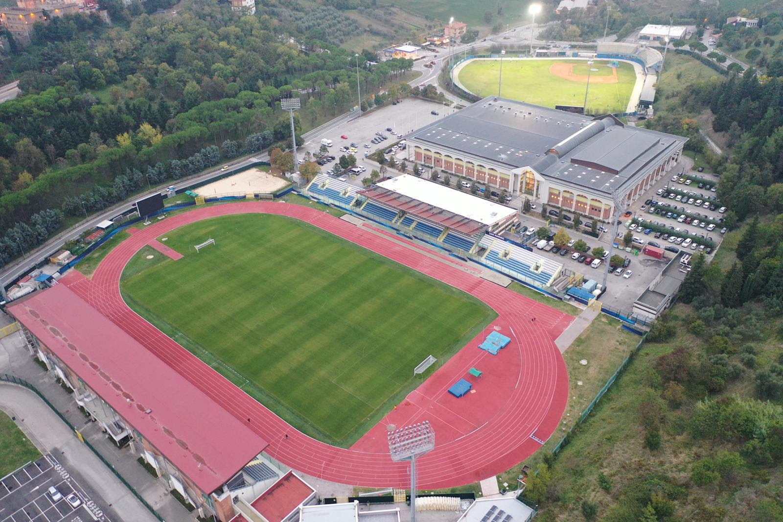 Il centro sportivo di Serravalle a San Marino