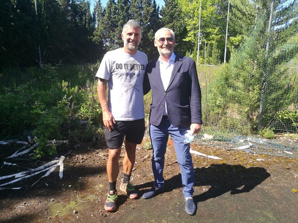 Giorgio Galimberti e il sindaco di Cattolica Mariano Gennari