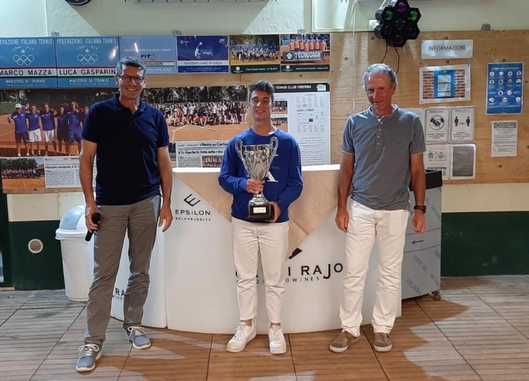 Tennis Viserba: Roberto Rinaldi, Giacomo Baffoni e Marco Mazza
