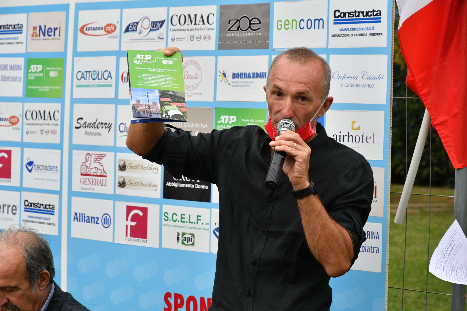 Alberto Casadei, direttore del challenger Atp del Villa Carpena