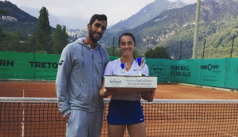 Andrea Maria Artimedi con il tecnico Antonino Lo Paro