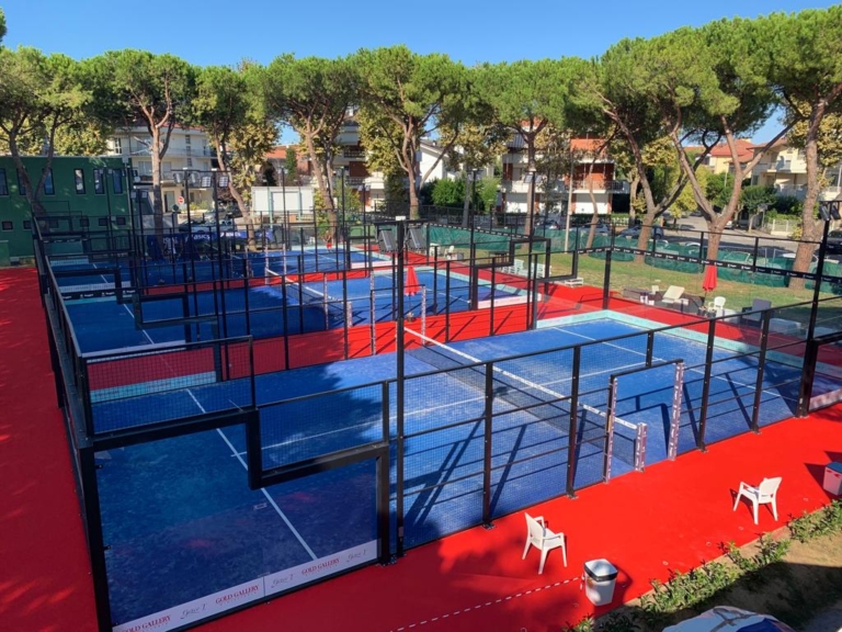 I campi del Padel Club Riccione