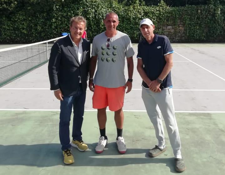 Angelo Mangiante, Christian Rosti e Corrado Barazzutti