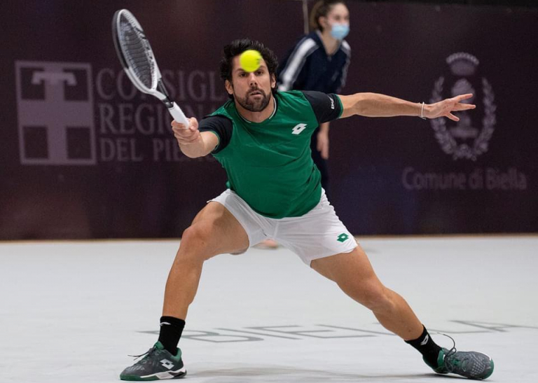 Federico Gaio in azione a Biella