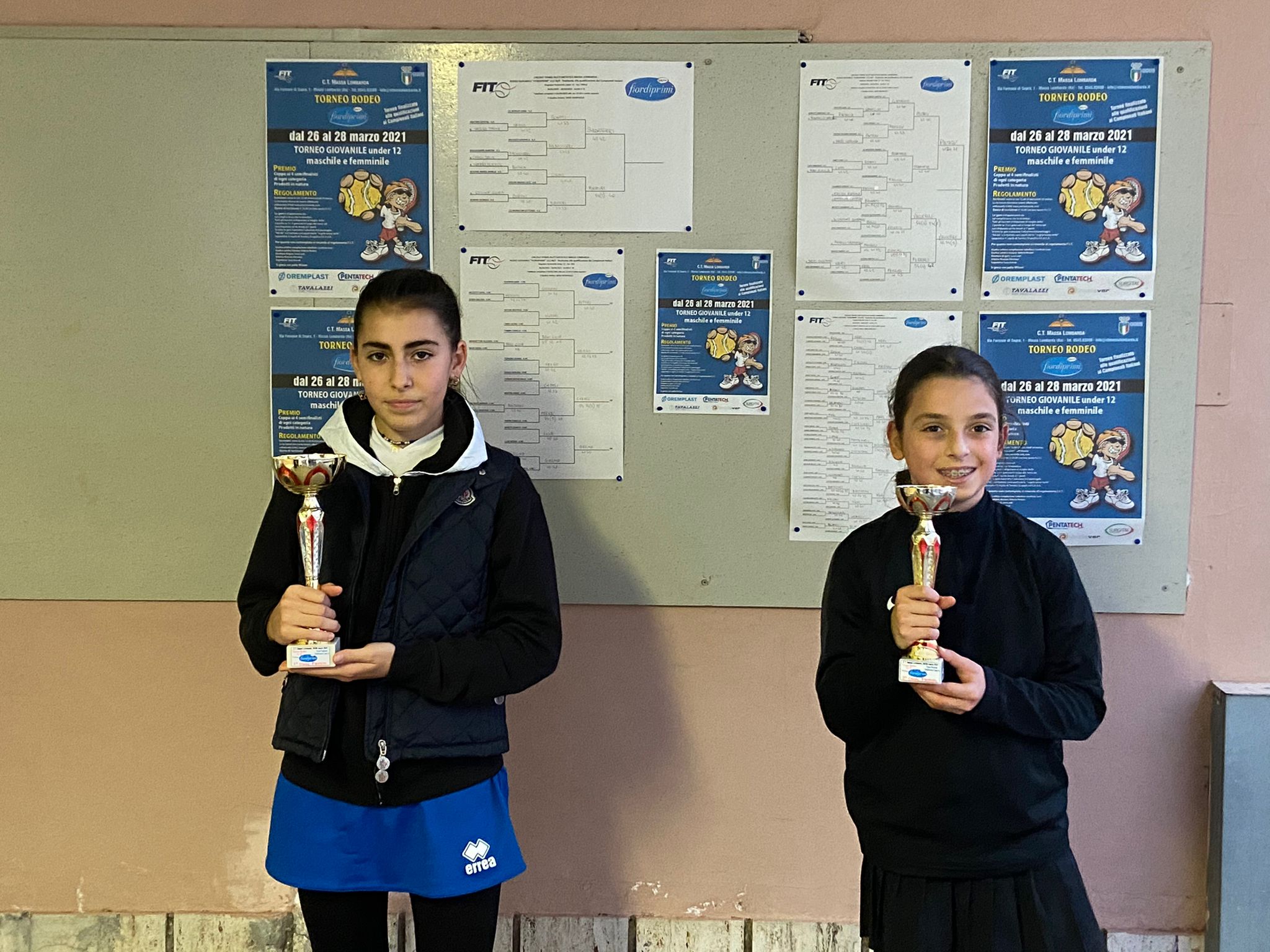 Under 12 Massa Lombarda: la firma di Aurora Baldassarri e Riccardo Pastrav