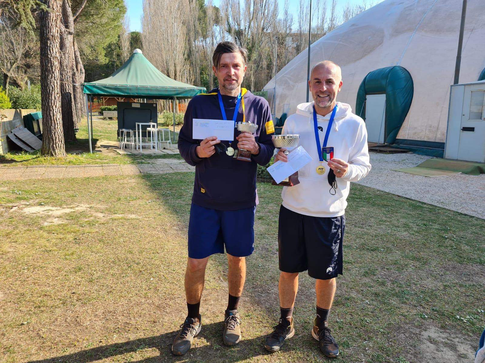 Tricolori Veterani al Baratoff: Pambianco si ferma in finale nell’Over 50