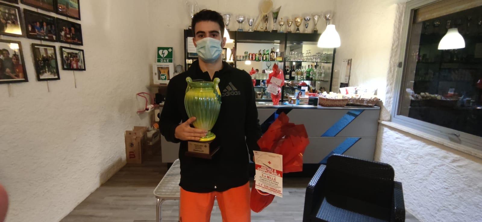 Andrea Del Federico cala il tris nell’Open del Tennis Sirolo