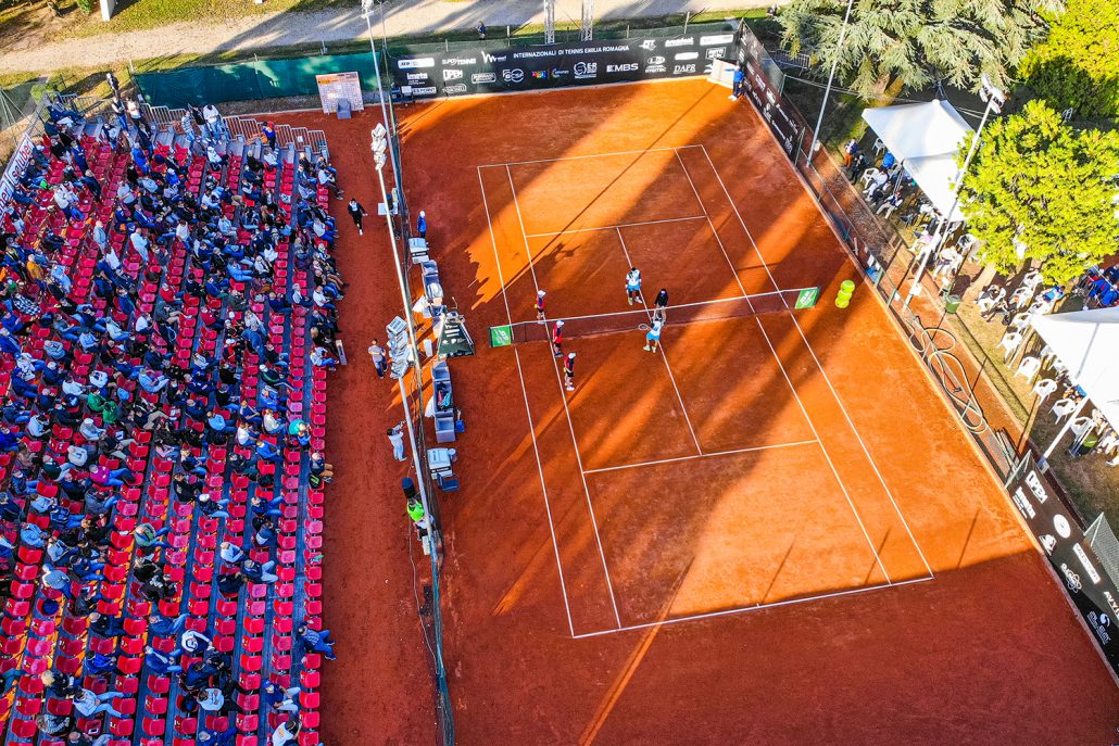 Il campo centrale del Tennis Club President