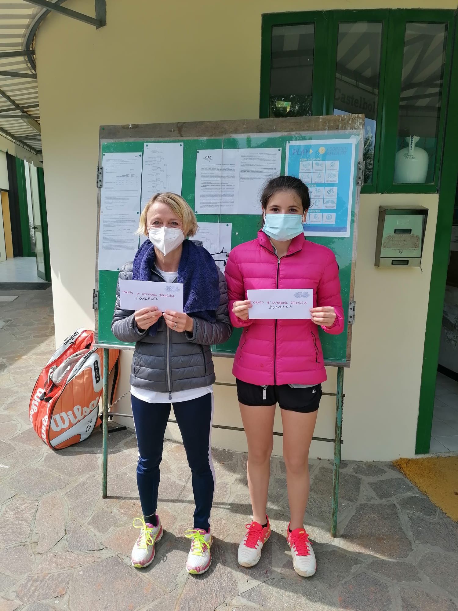 Torneo 4ª Tc Castelbolognese: vincono Riccardo Carnevali e Cinzia Coppini