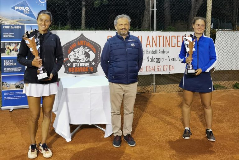 Martina Spigarelli, il giudice di sedia Roberto Baldissari e Costanza Traversi