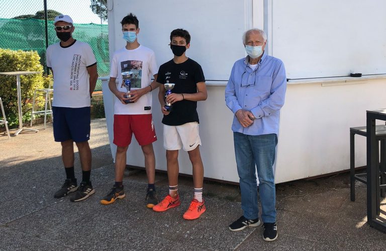 La premiazione del torneo Under 14 al Circolo Tennis Cervia