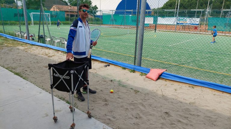 Giacomo Gordini, istruttore FIT del Russi Sporting Club