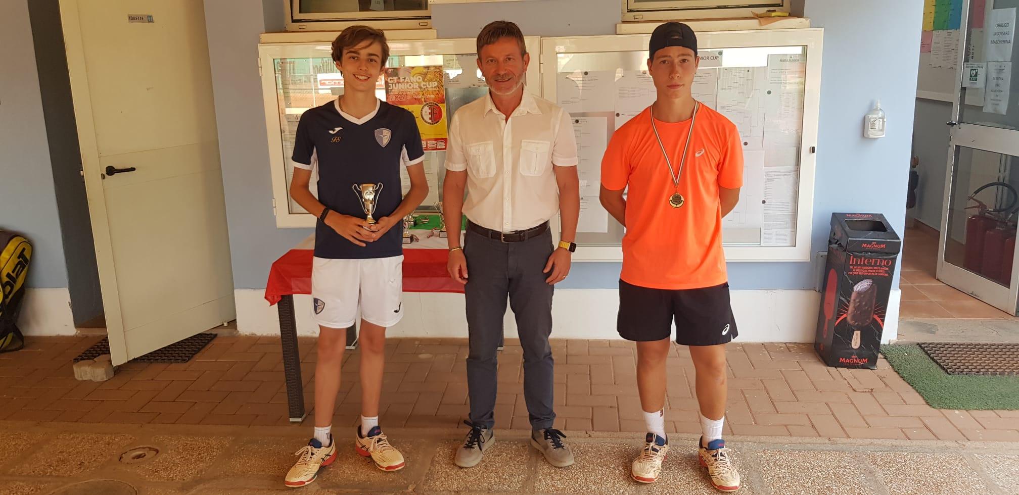 Torneo giovanile Ct Fano: Francesco Serafini vince l’Under 16, finale per Michelle Gabellini