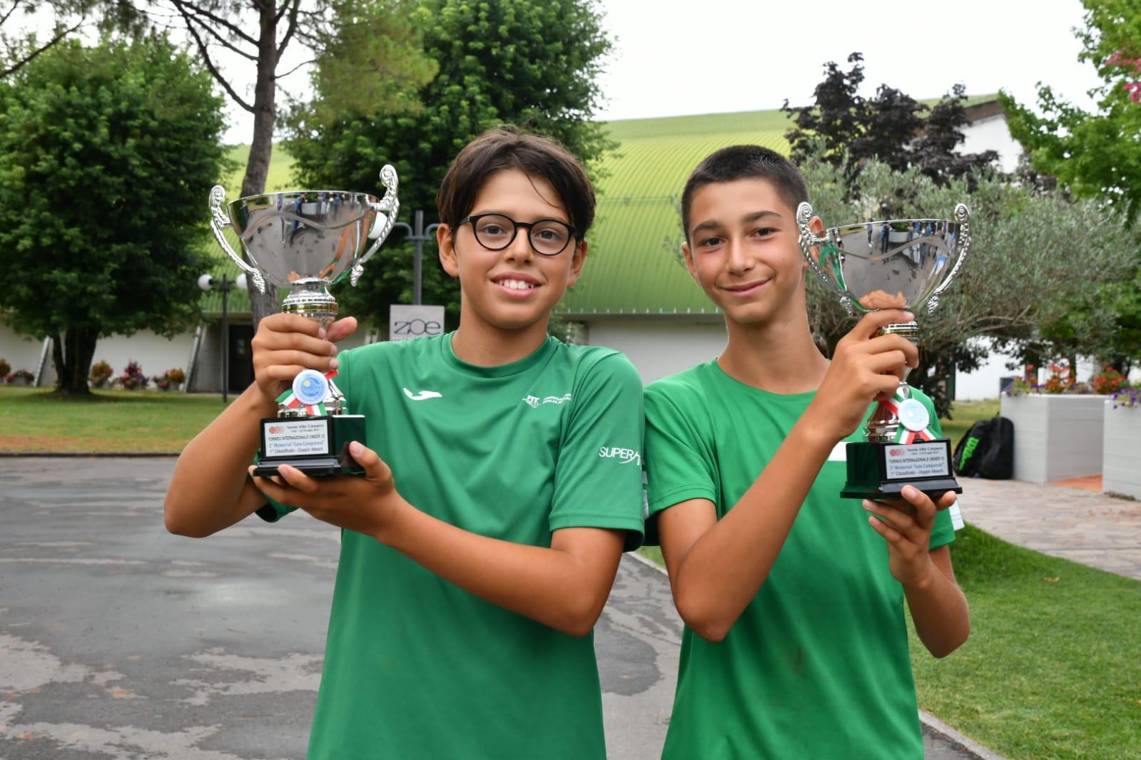 Tennis Europe U.12 al Carpena: in finale Carlo Paci, che intanto vince il doppio