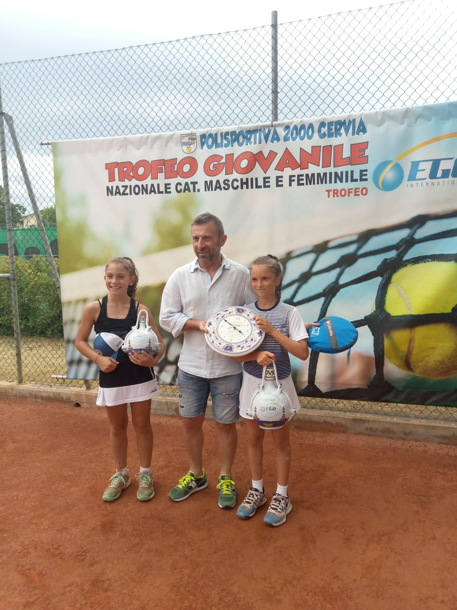 Trofeo “Ego” alla Pol.2000 Cervia, vincono Emma Lanzoni e Maria Vittoria Ranieri