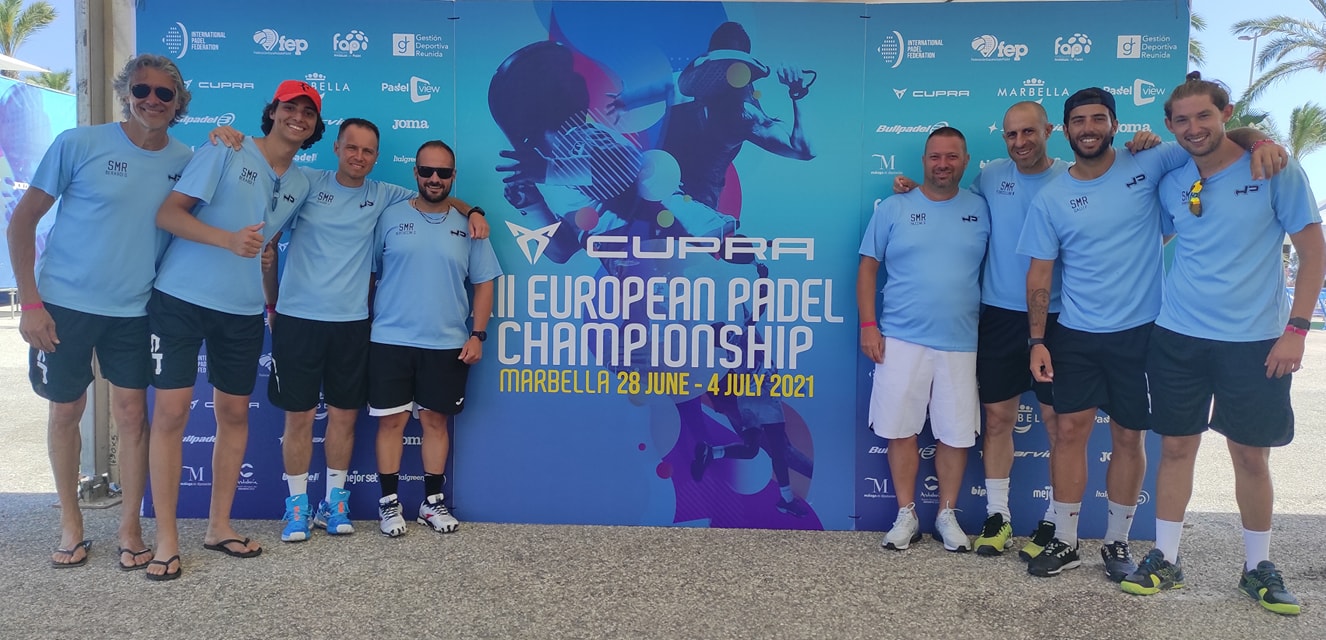 Europei di padel: cammino tutto in salita per San Marino a Marbella