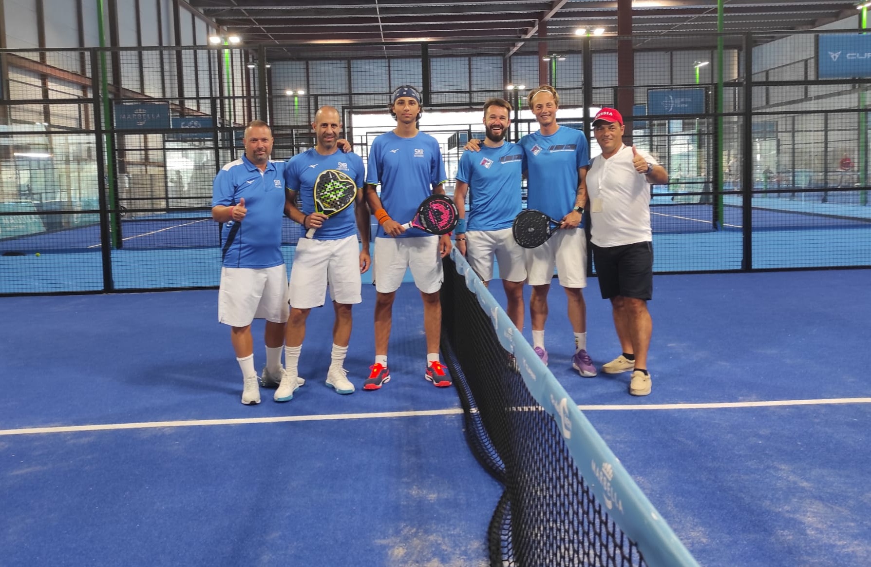 Europei padel: la vittoria sulla Russia vale ai titani il 15° posto