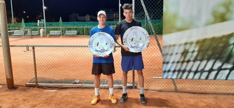 I vincitori del doppio Jacopo Emanuele Riccardi e Claudio Celaj