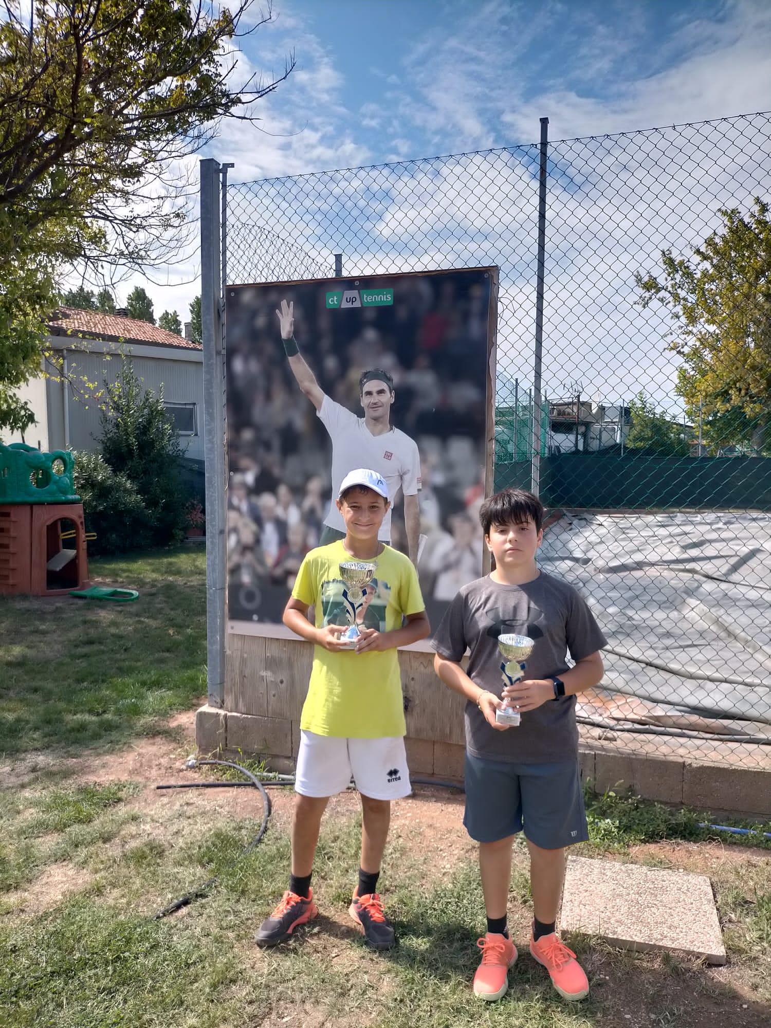 Torneo giovanile all’Up Tennis: successi di Diego Tarlazzi e Federico Attanasio