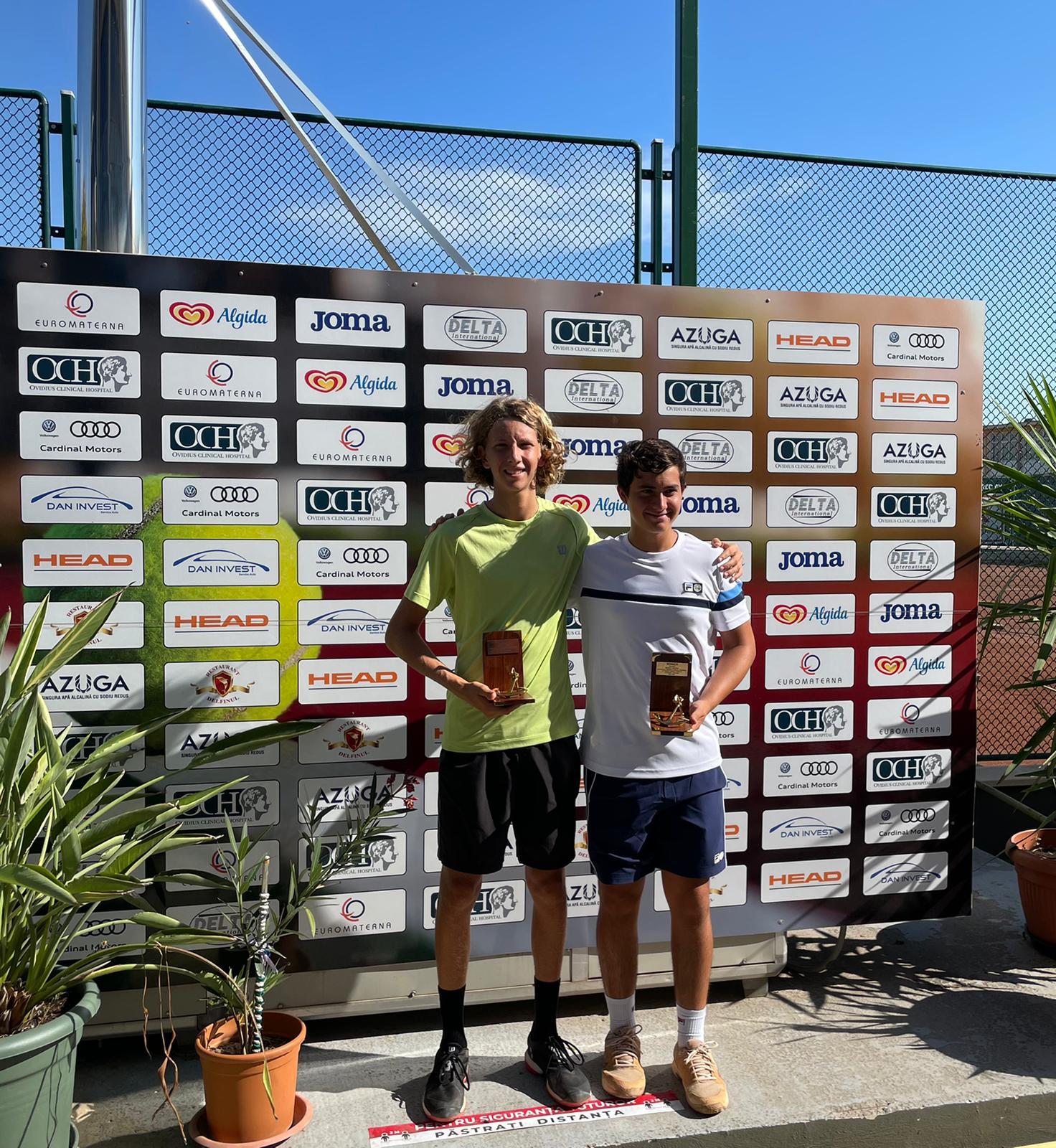 Itf Junior Tour Costanza: Jacopo Bilardo vince il doppio con lo svizzero Graziani