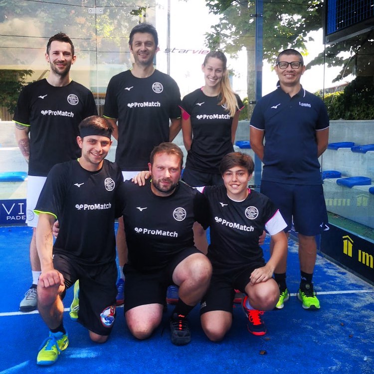 La squadra di serie C del Ravenna Padel Center