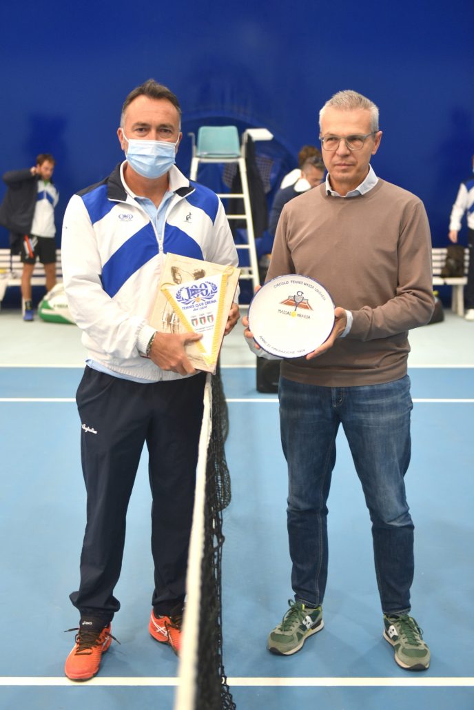 Armando Zanotti (capitano TC Crema) e Fulvio Campomori, presidente CT Massa Lombarda