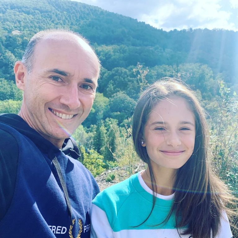 Sofia Cadar con il tecnico Ronnj Capra