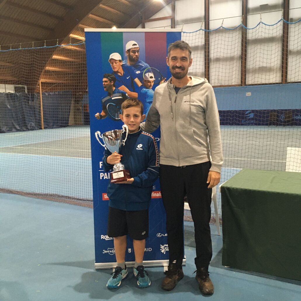 Dennis Spircu e il tecnico Igor Gaudi