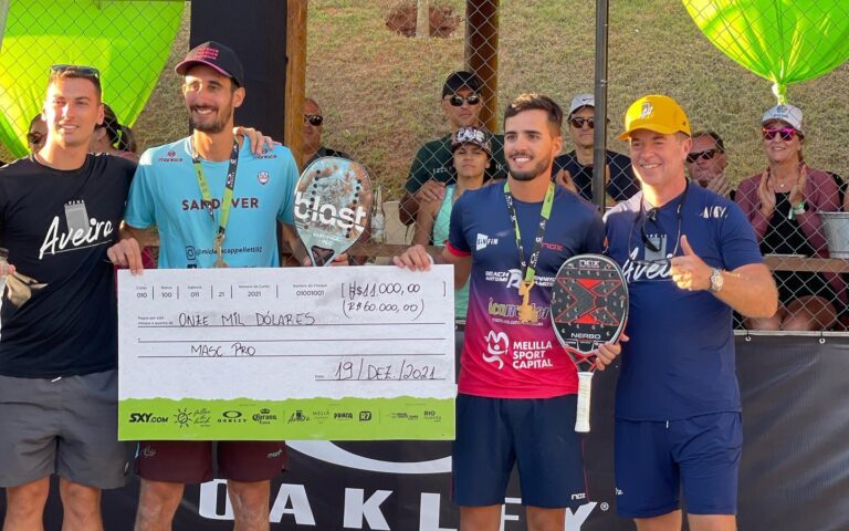 premiazione Michele Cappelletti e Antomi Ramos a Campinas