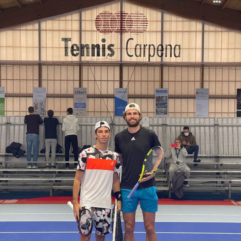 Matteo Gigante e Maxime Cressy al Villa Carpena