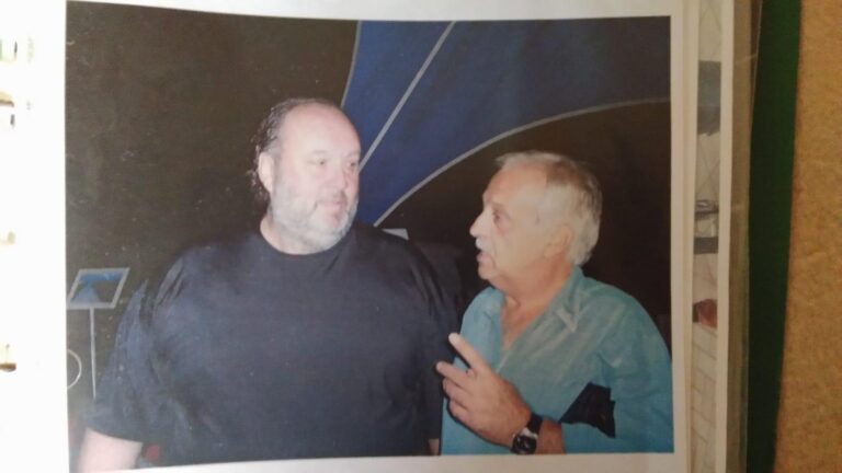 Giuseppe Martelli qui con Giampiero Galeazzi