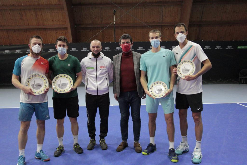 I finalisti del doppio premiati da Ferruccio Tassinari e Alberto Casadei