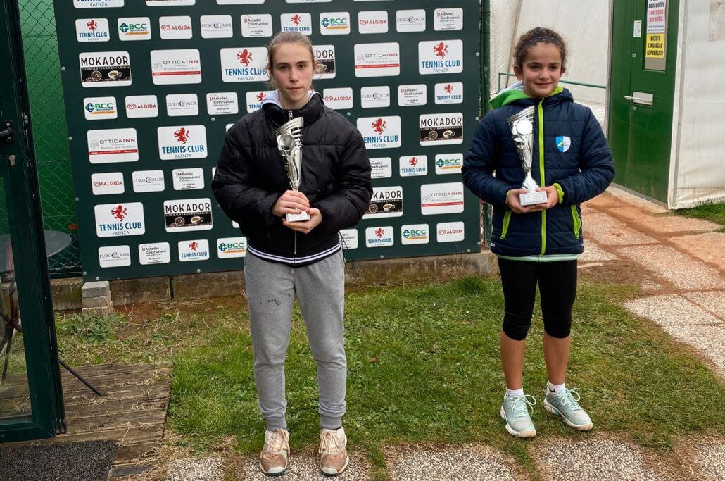 Le finaliste dell'Under 14 Tennis Club Faenza