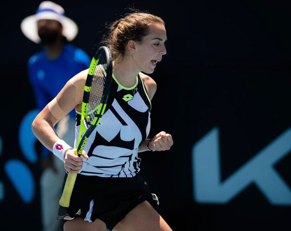 Lucia Bronzetti esulta