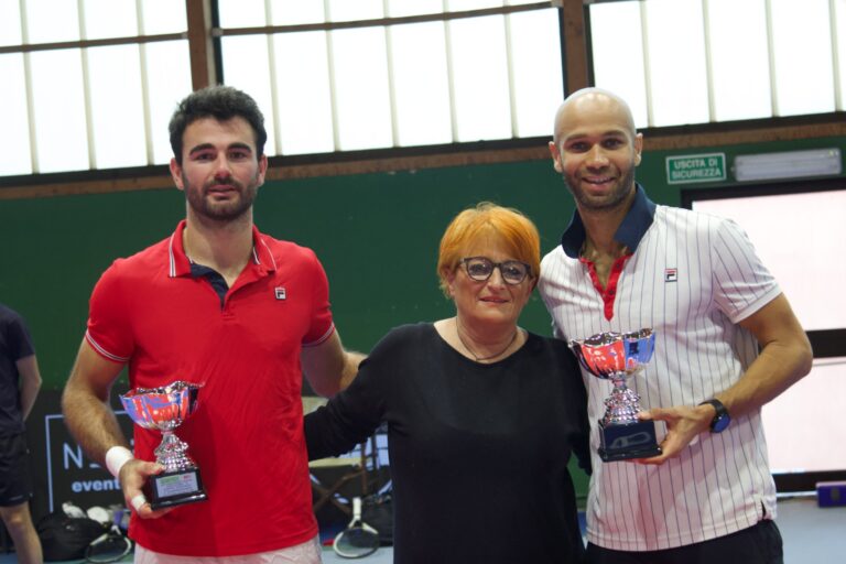 Reboul e Doumbia con presidente Villa Carpena