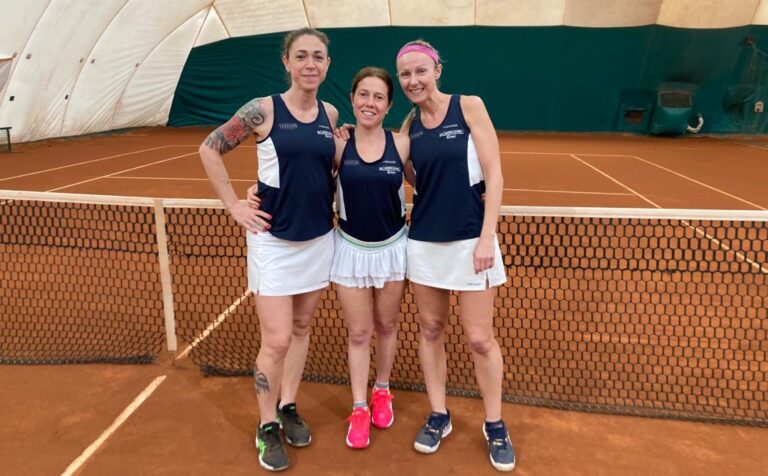 La squadra del Ct Cesena impegnata nel Nonantola femminile