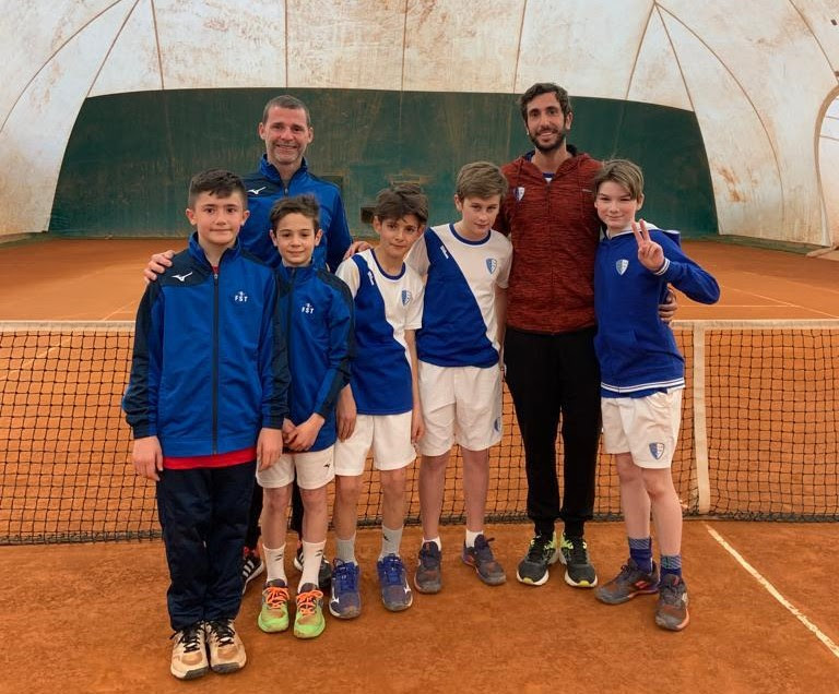 under 12 della Scuola Federale San Marino e Tennis Club Riccione
