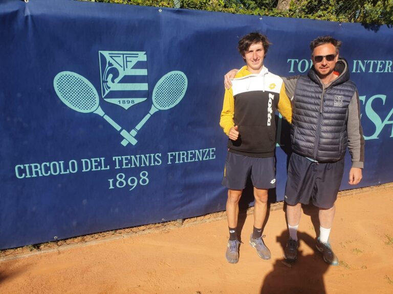 Federico Bondioli a Firenze con coach Francesco De Laurentiis