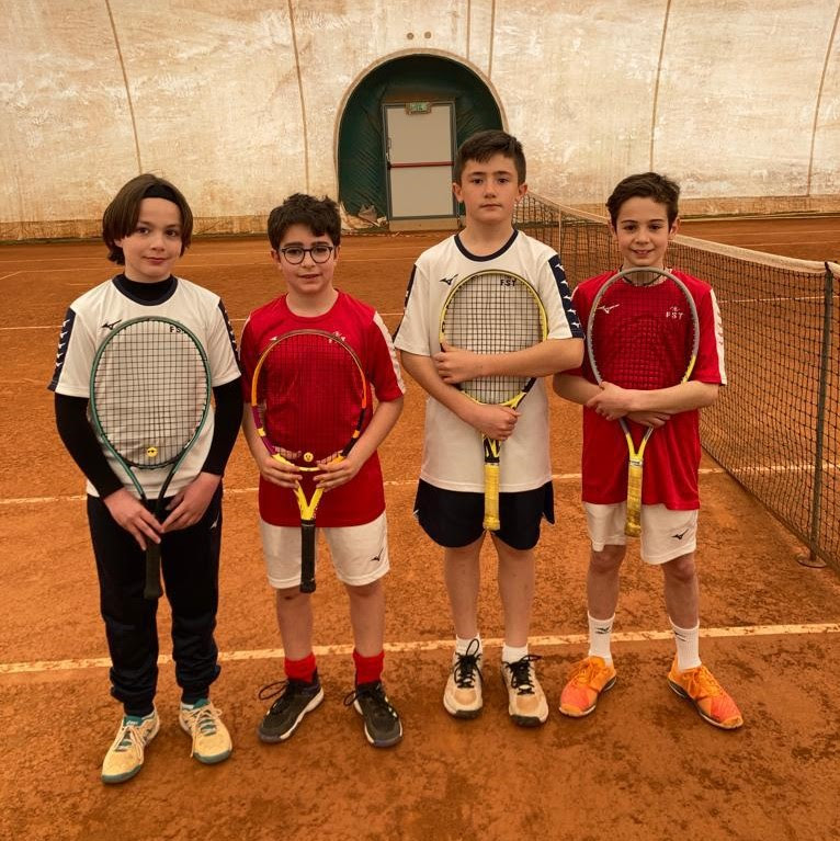 squadra under 12 Scuola Federale Tennis San Marino